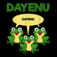 Three Frogs Dayenu   Funny Pesach Passover T Shirt Zipper Hoodie | Artistshot