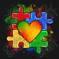 Autism Puzzle Pieces Heart Flannel Shirt | Artistshot