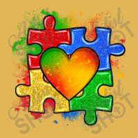 Autism Puzzle Pieces Heart Vintage Hoodie And Short Set | Artistshot