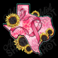 Texas Map Breast Cancer Zipper Hoodie | Artistshot