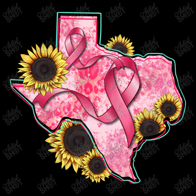 Texas Map Breast Cancer Zipper Hoodie | Artistshot