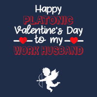 Happy Platonic Valentine's Day To My Work Husband Funny T Shirt Baseball Cap | Artistshot