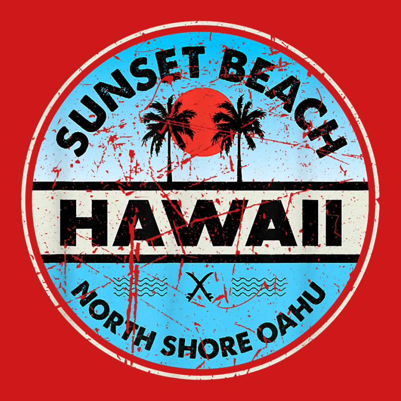 Hawaii Sunset Beach North Shore Oahu Vintage Hawaiian T Shirt Baseball Cap | Artistshot