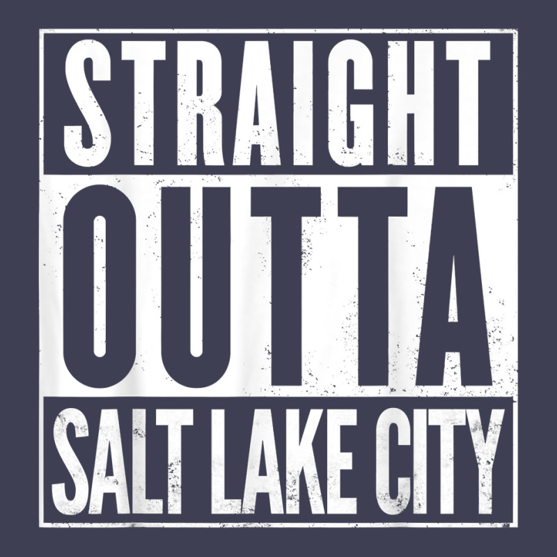 Straight Outta Salt Lake City Vintage Distressed Funny T Shirt Mesh Cap | Artistshot