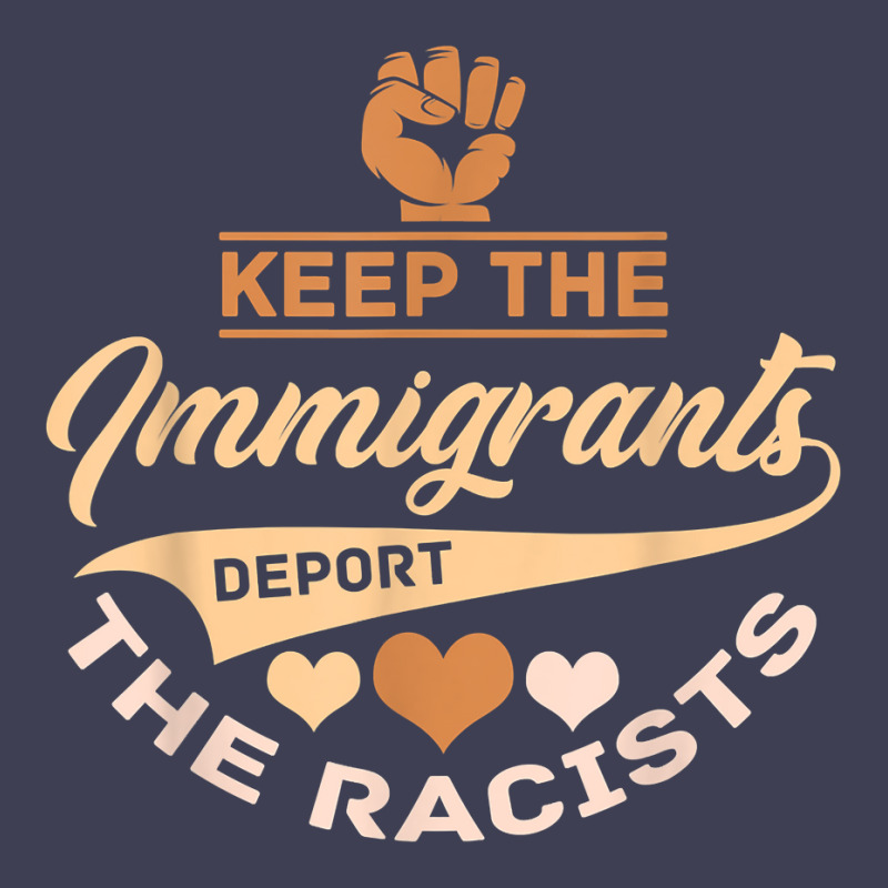 Anti Racism   Keep The Immigrants Deport The Racists T Shirt Mesh cap by lelalucin | Artistshot