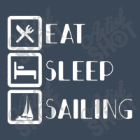 Eat Sleep Sailing For Dark Flat Bill Snapback Cap | Artistshot