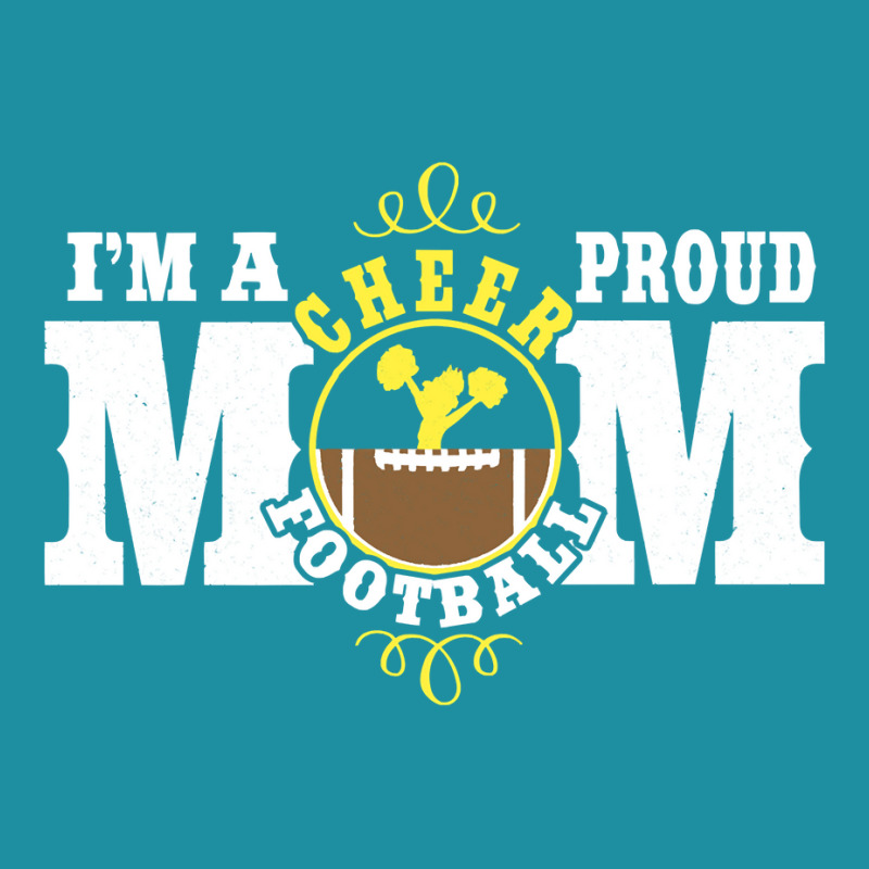 I'm A Proud Cheer Football Mom   Combined Sports Pullover Hoodie Flat Bill Snapback Cap by harmanyuan | Artistshot