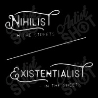 Nihilist In The Streets Existentialist In The Sheets Flat Bill Snapback Cap | Artistshot