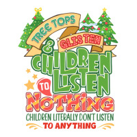 Tree Tops And Glisten Children To Nothing Christmas Debie Paper Bag - 10 X 5 X 13 | Artistshot