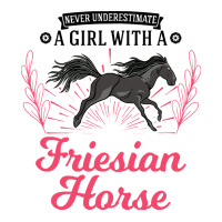 Friesian Horse T  Shirt Friesian Horse Girl T  Shirt Jumbo Paper Bag - 18 X 7 X 18 3/4 | Artistshot