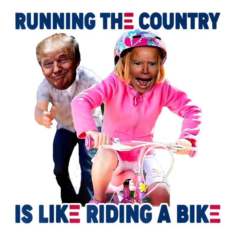 Biden Falls Off Bike, Trump Funny Joe Biden Falling Of Bike T Shirt 