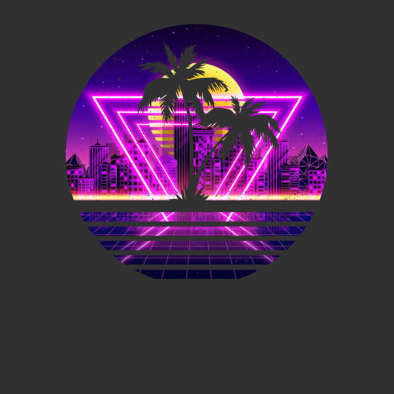 Vaporwave Palm Baby Bodysuit by autlu2024 | Artistshot