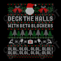 Deck The Halls Beta Blockers Nurse Christmas Ugly Sweater Youth Zipper Hoodie | Artistshot