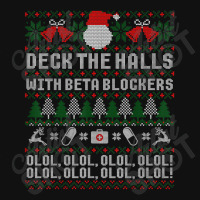 Deck The Halls Beta Blockers Nurse Christmas Ugly Sweater Baby Beanies | Artistshot