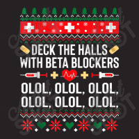 Deck The Halls With Beta Blockers Nurse Christmas Ugly Xmas Vintage Cap | Artistshot