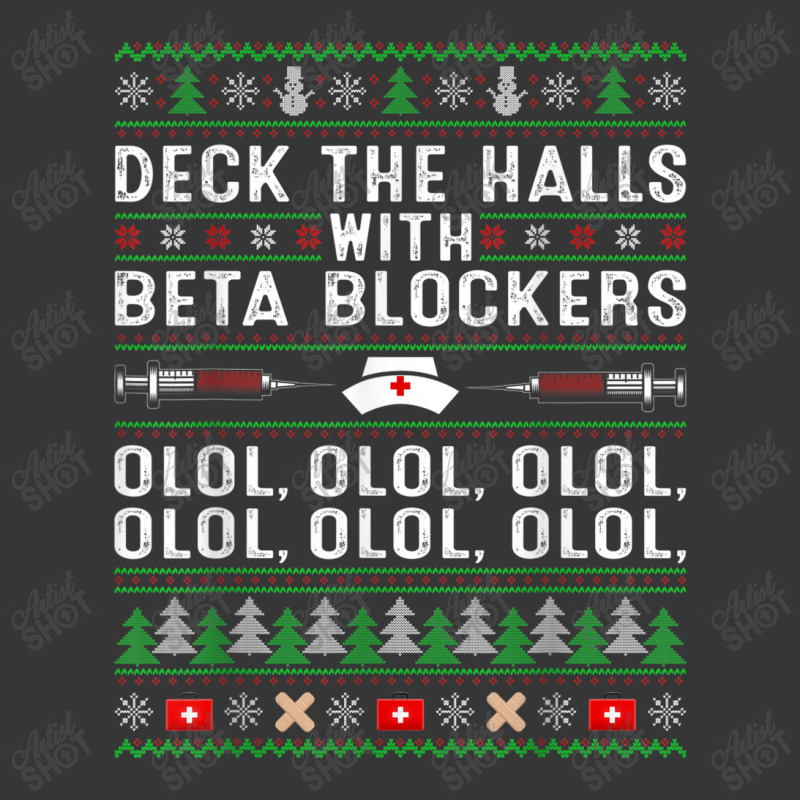 Deck The Halls With Beta Blockers Olol Ugly Nurse Christmas Toddler Hoodie by YenNgoc | Artistshot