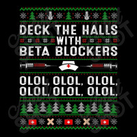 Deck The Halls With Beta Blockers Olol Ugly Nurse Christmas Toddler Sweatshirt | Artistshot