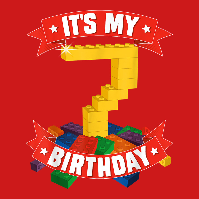 It's My Birthday 7 Years Old Block Building Boys T Shirt Baseball Cap | Artistshot