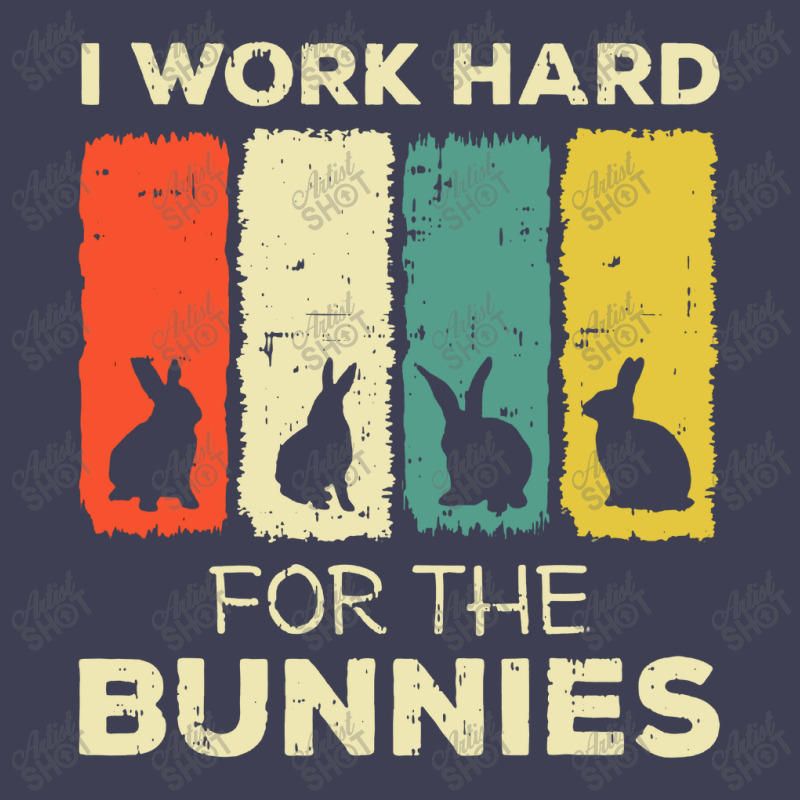 I Work Hard For The Bunnies Mesh cap by RoyalTees | Artistshot