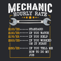 Mechanic Hourly Rate Labor Rates Funny Co Workers Car Lover T Shirt Trucker Cap | Artistshot