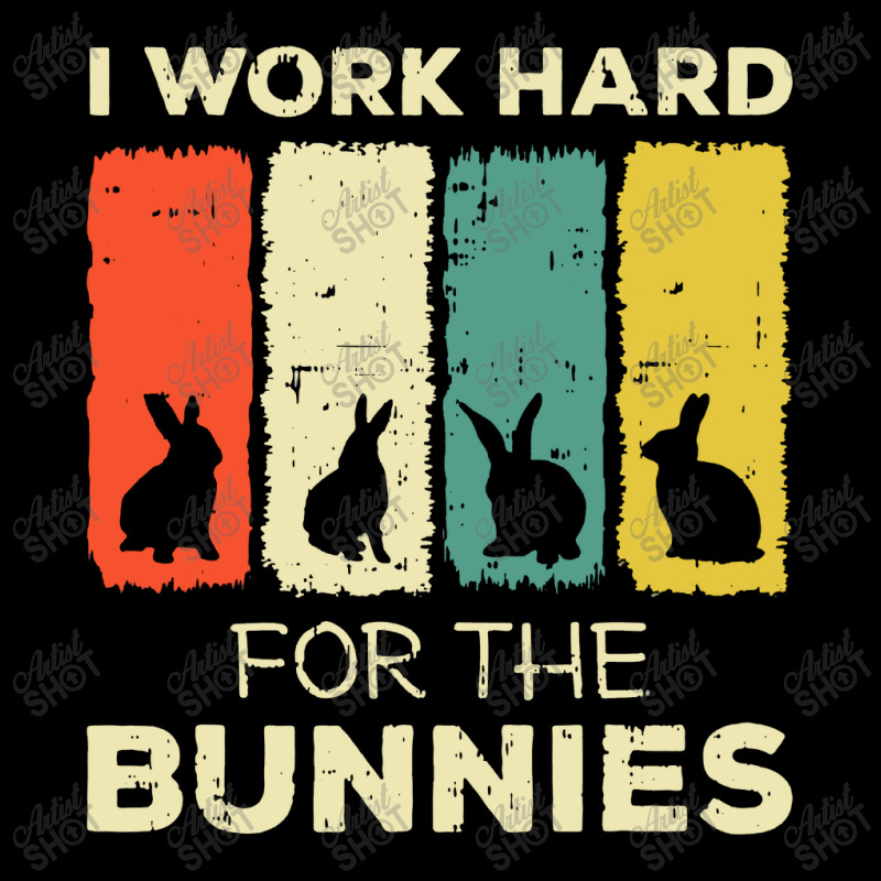 I Work Hard For The Bunnies Camo Snapback by RoyalTees | Artistshot