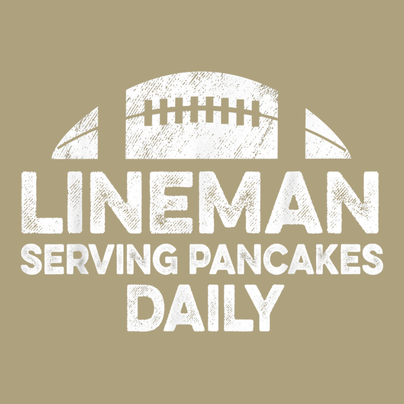 Mens Lineman Serving Pancakes Daily Football Offensive Lineman T Shirt Flat Bill Snapback Cap | Artistshot