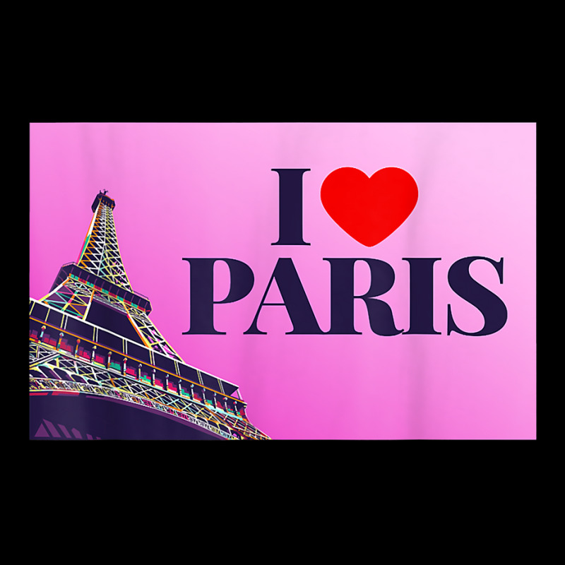 I Love Paris, Lovely Paris France Eiffel Tower Illustration T Shirt Flat Bill Snapback Cap by kasaqcsegurc | Artistshot