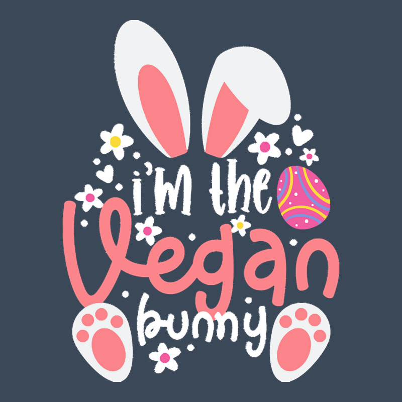 Vegan Design T  Shirt Bunny Ears I'm The Vegan Bunny Matching Easter V Flat Bill Snapback Cap by elephantjellyfish | Artistshot