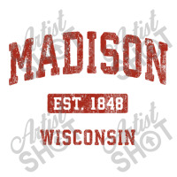 Madison Wisconsin Wi Vintage Athletic Sports Design , Best Gift, Costu Star Paper Bag - 13 X 7 X 13 | Artistshot