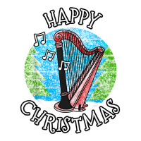 Christmas Harp, Harpist String Musician, Xmas 2022 T Shirt Take Out Paper Bag - 14 X 10 X 15 1/2 | Artistshot