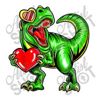 Dinosaur Valentine Trex Valentines Day Mothers Day Crop Top | Artistshot