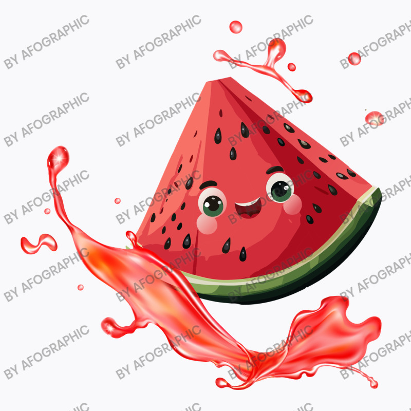 Watermelon Slice Character T-Shirt by afographic | Artistshot