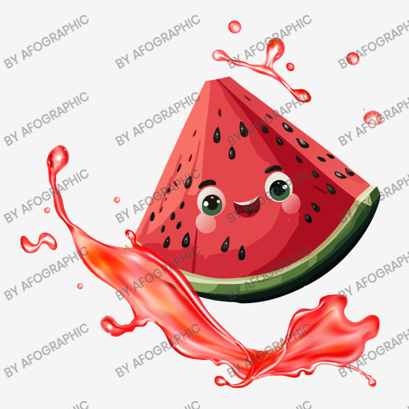 Watermelon Slice Character Graphic T-shirt by afographic | Artistshot