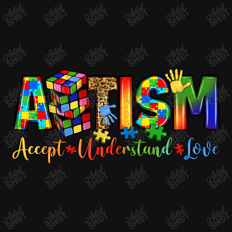 Autism Accept Understand Love Baby Bibs by LillyAllenDesigns | Artistshot