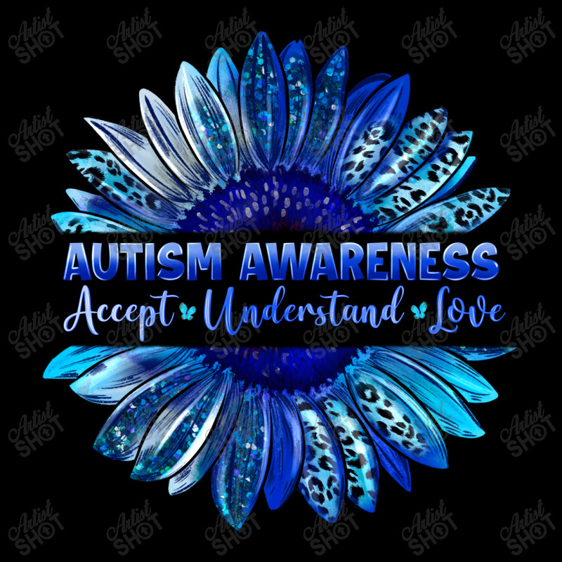 Autism Awareness Accept Understand Love Blue Cropped Sweater by LillyAllenDesigns | Artistshot