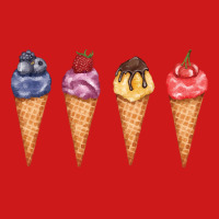 Assorted Ice Cream Cones T  Shirt Assorted Ice Cream Cones Set   Blueb Baseball Cap | Artistshot