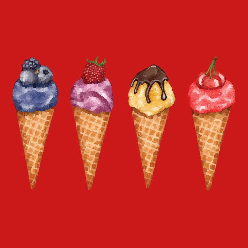 Assorted Ice Cream Cones T  Shirt Assorted Ice Cream Cones Set   Blueb Baseball Cap by pintailracehorse | Artistshot