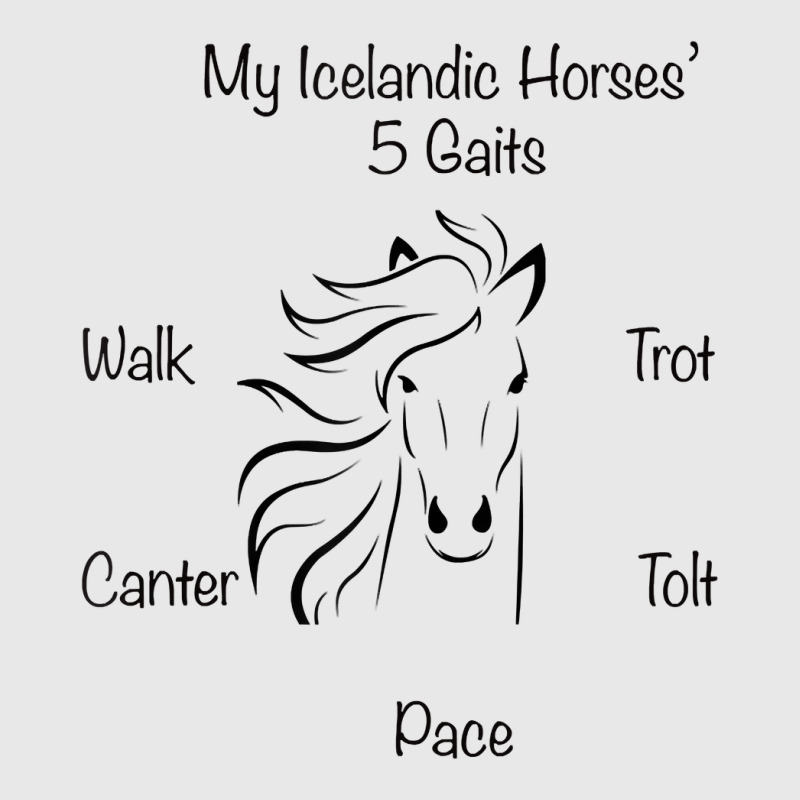 Icelandic Horses 5 Gaits T Shirt Baseball Cap by michealamifflin | Artistshot