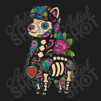 Llama Sugar Skull Mexico Alpaca Calavera Dia De Los Muertos T Shirt Classic T-shirt | Artistshot