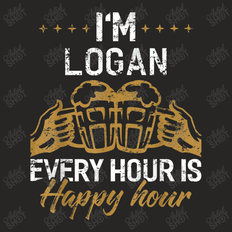 Logan Every Hour Is Happy Hour Drink Ladies Fitted T-Shirt by Yuh2105 | Artistshot