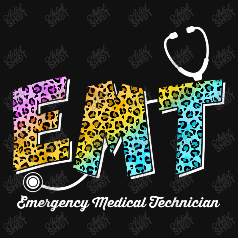 Emt For Emergency Medical Technician Leopard Funny Nurse Day Baby Bibs | Artistshot