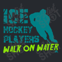 Ice Hockey Players Can Walk On Water Flat Bill Snapback Cap | Artistshot