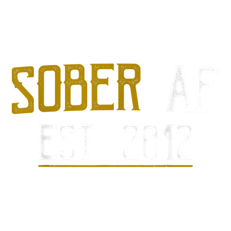 Sober Af Since 2012   10 Year Sobriety Anniversary T Shirt Debie Paper Bag - 10 X 5 X 13 | Artistshot