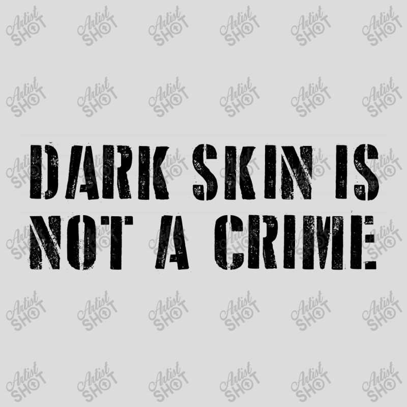 Dark Skin Is Not A Crime - Black Men's Polo Shirt | Artistshot