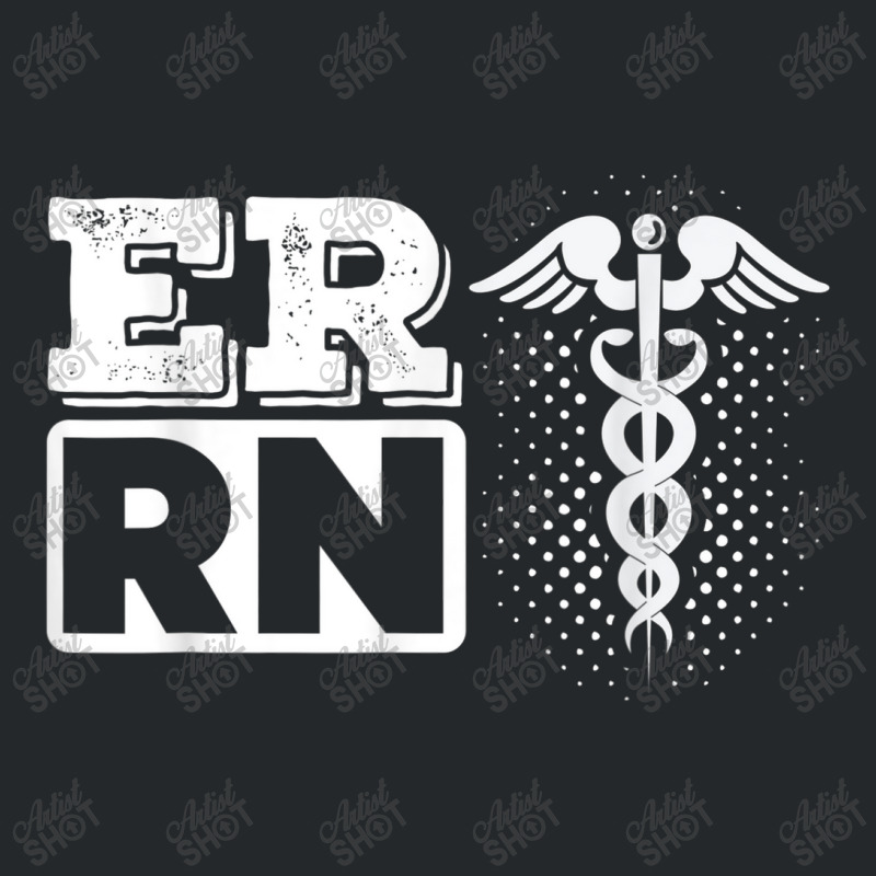 Er Rn Emergency Room Registered Nurse Nursing Medicine Crewneck Sweatshirt | Artistshot