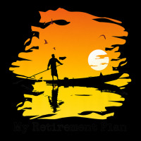 My Retirement Plan Boating Sunset Lake Reflection Canoe Premium Unisex Jogger | Artistshot