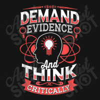 Science Demand Evidence And Think Critically Science Mesh Cap | Artistshot