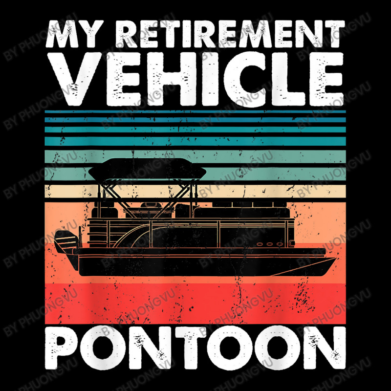 Funny Pontoon Boat My Retirement Vehicle Boating Gifts Idea T Shirt V-neck Tee | Artistshot