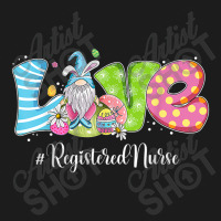 Funny Gnome Bunny Love Registered Nurse Easter Christians Hoodie & Jogger Set | Artistshot