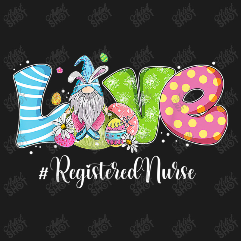 Funny Gnome Bunny Love Registered Nurse Easter Christians Hoodie & Jogger Set | Artistshot